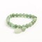 Earth's Jewels Semi-Precious Aventurine Natural Green Gemstone Bracelet, Green Round Charm